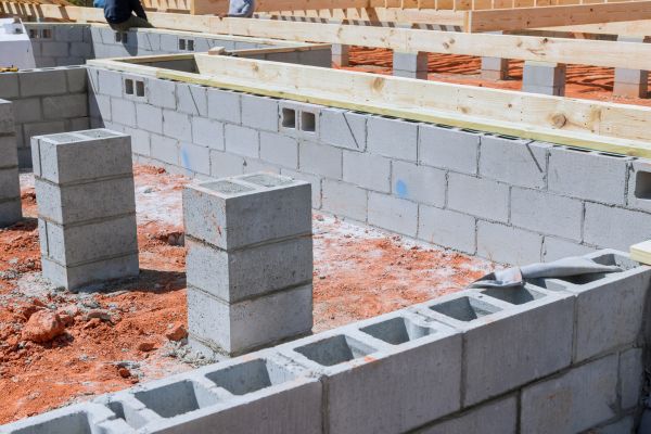 Cement Block Installation in Pueblo