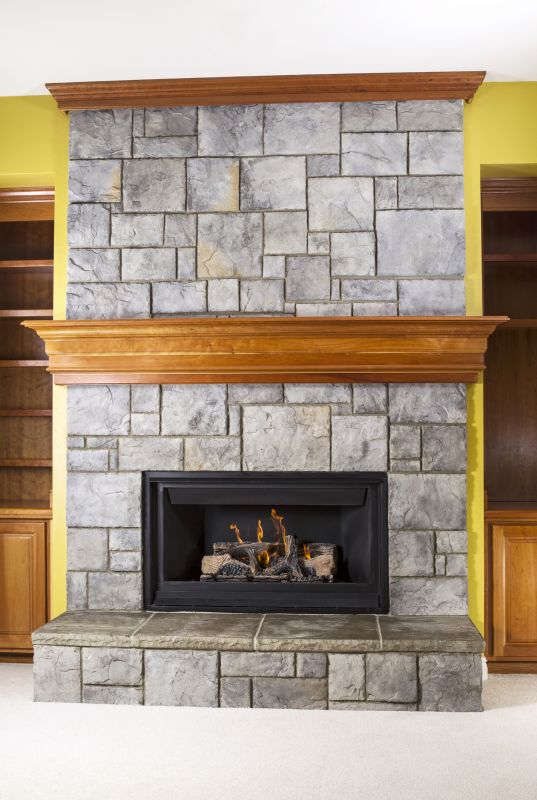 Stone Fireplace Finish