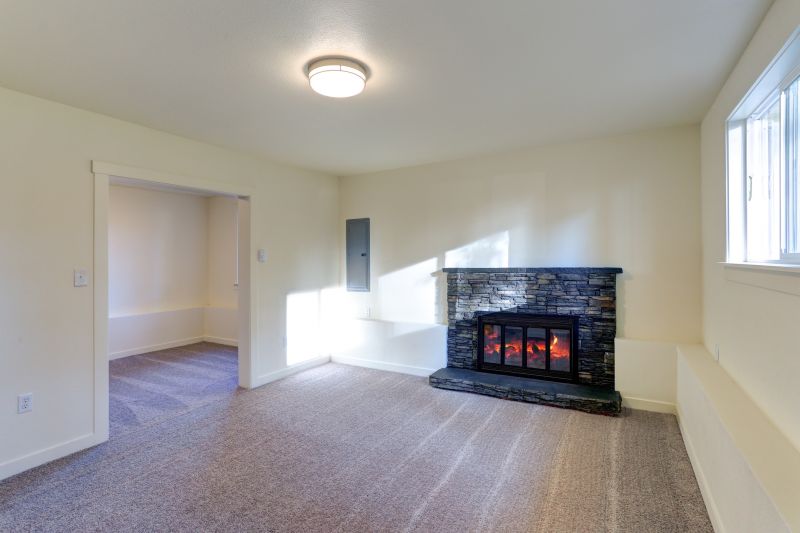 Stone Hearth Installation